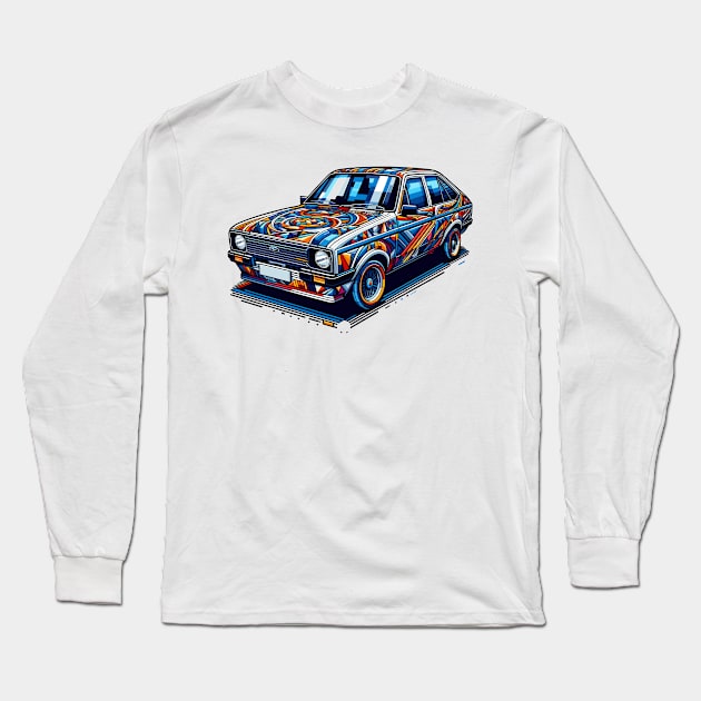 Ford Escort Long Sleeve T-Shirt by Vehicles-Art